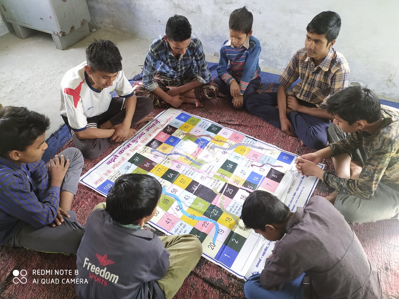 3- Group meeting with boys
